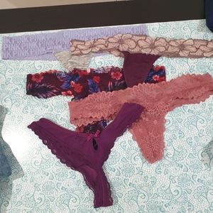 PINK lace thong bundle